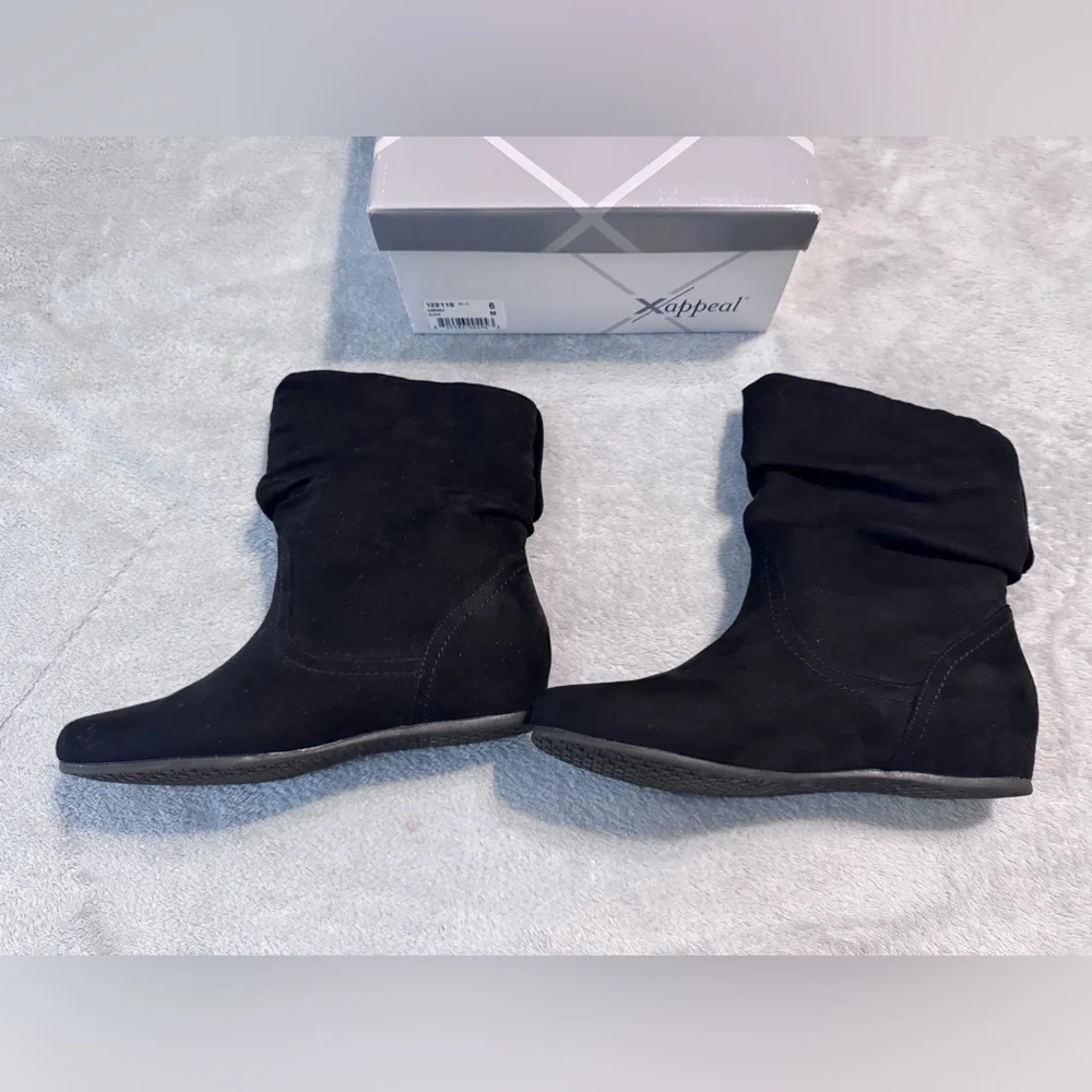 Xappeal Women’s Black Carney Wedge Boot size 6 - Picture 8 of 8